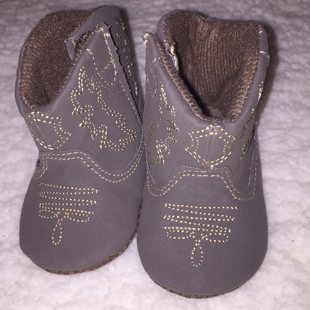 Baby Essentials baby cowboy boots- 0-6 months